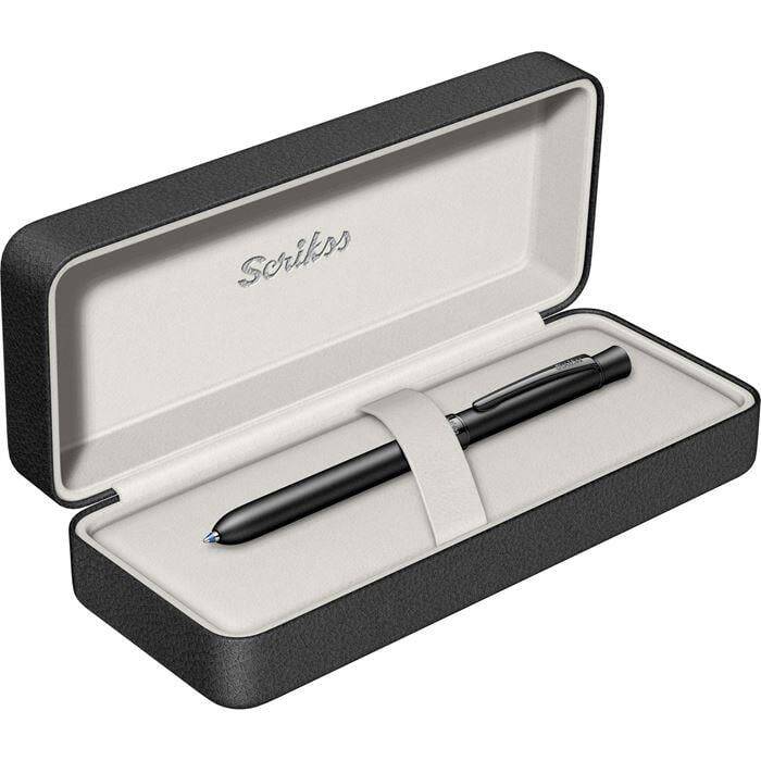 Scrikss 93 Multi Function Pen Matte Black Luxury Box
