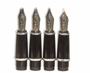 Scrikss Dolma Kalem Seti Bordo 0,5 mm - 1 mm - 1,5 mm - 2 mm ( Hat İçin Özel Kesilmiş Uçlar)