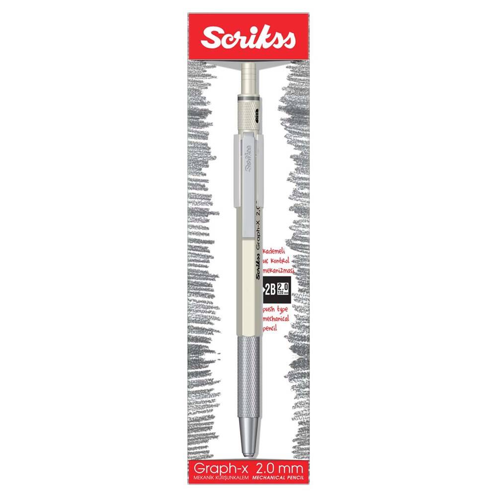 Scrikss Graph-x Metal Versatil 2.00 mm Beyaz