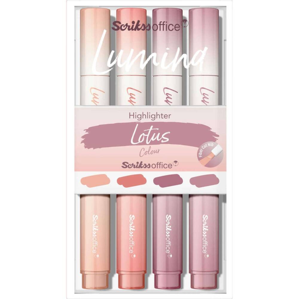 Scrikss Lumina Fosforlu Kalem Seti 4'lü Lotus