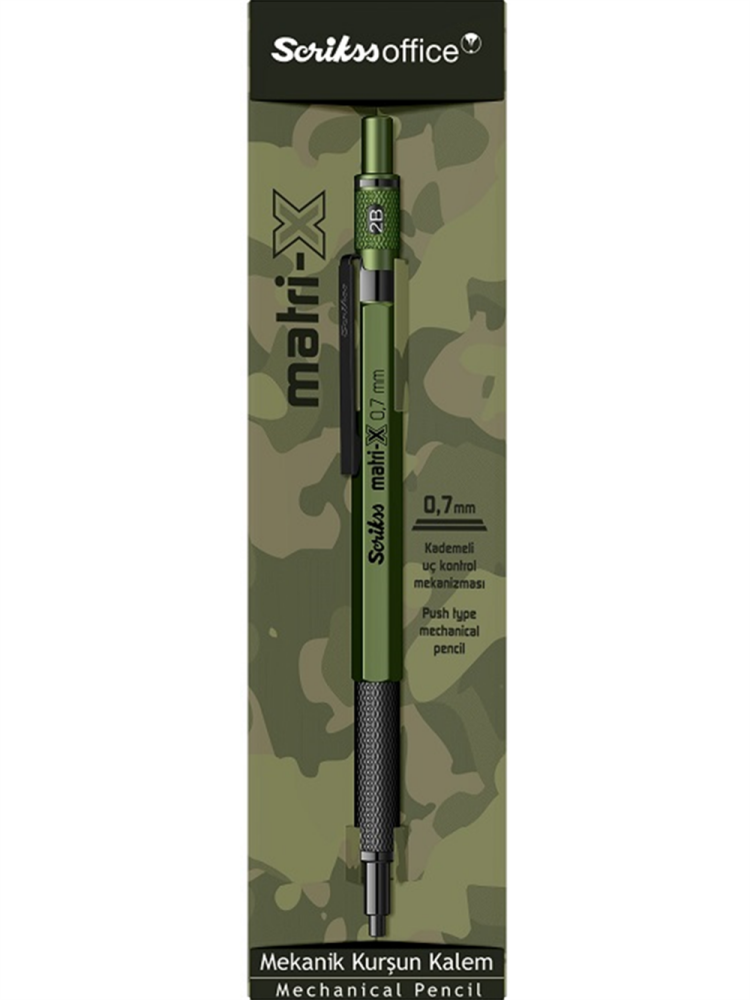 Scrikss Matri-x Metal Versatil 0.7 MM Haki