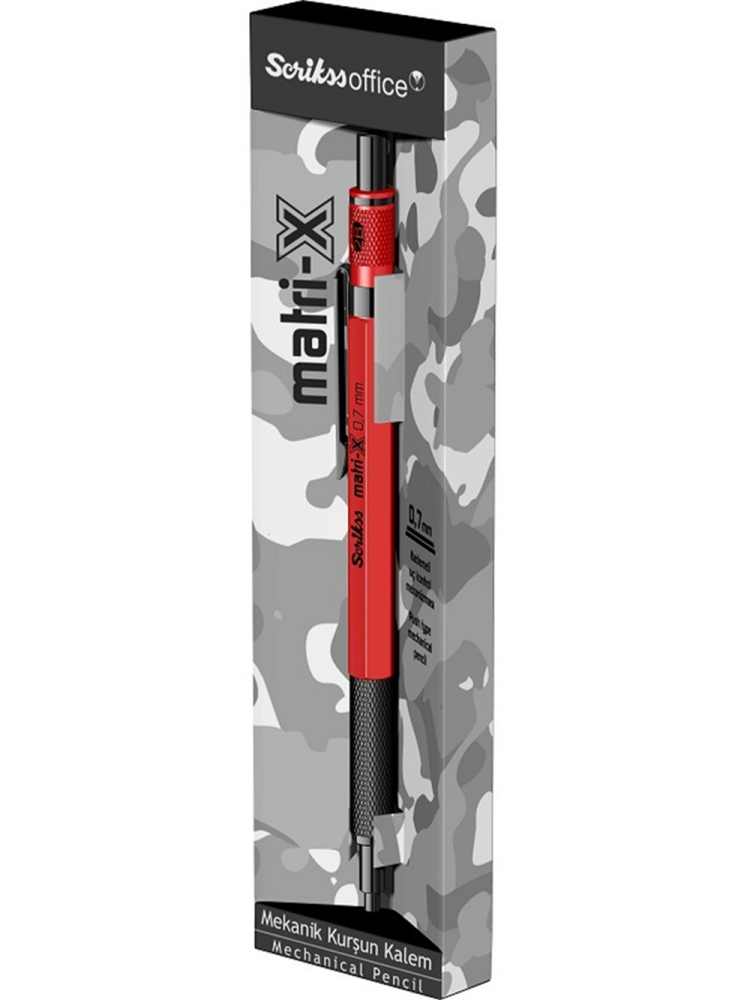 Scrikss Matri-x Metal Versatil 0.7 MM Kırmızı