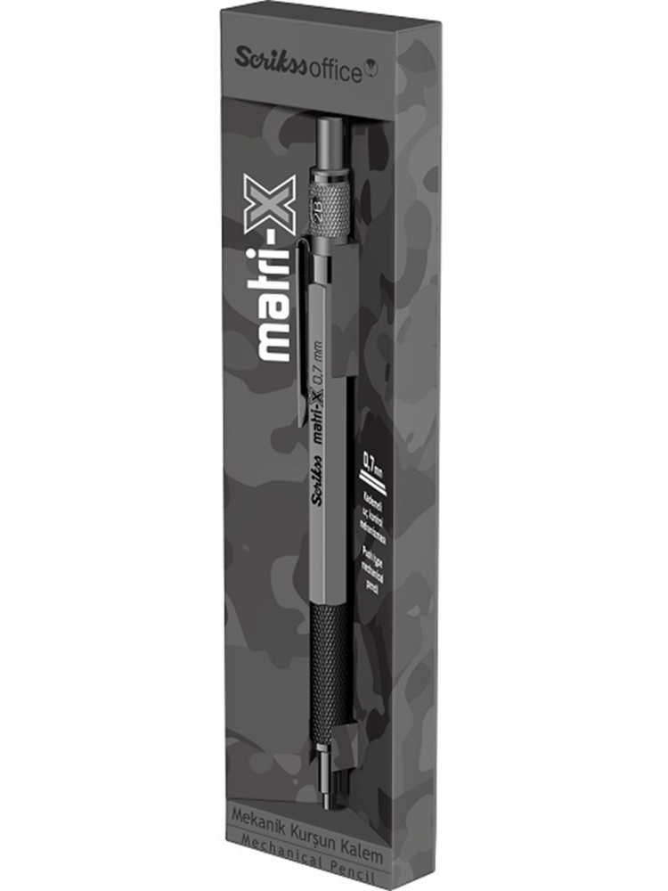 Scrikss Matri-x Metal Versatil 0.7 MM Satin Gray