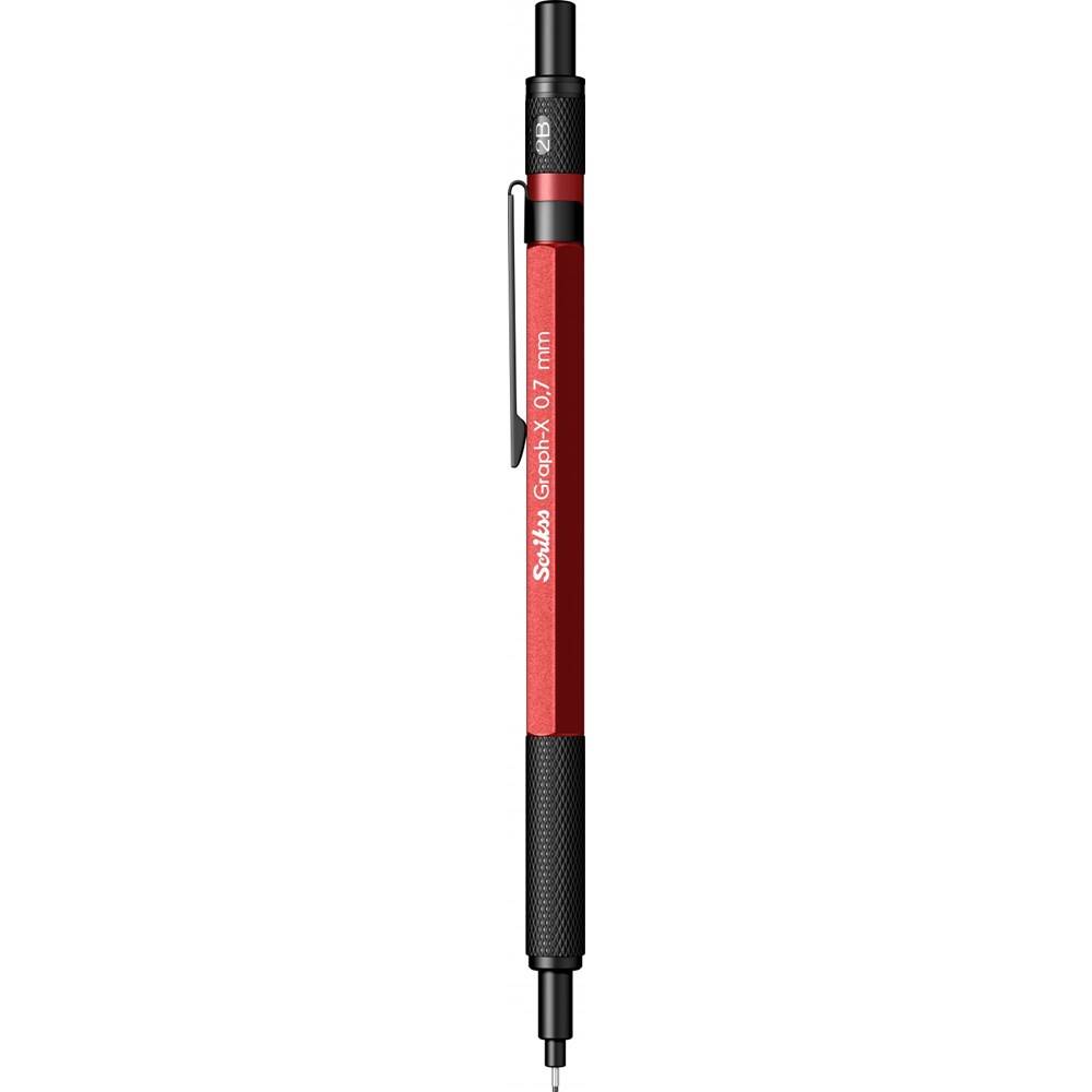 Scrikss Versatil Kalem Graph-X 0.7 mm Kırmızı