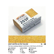 Şemse Art Yaldız Suluboya 203 Antik Altın Yaldız Tam Tablet