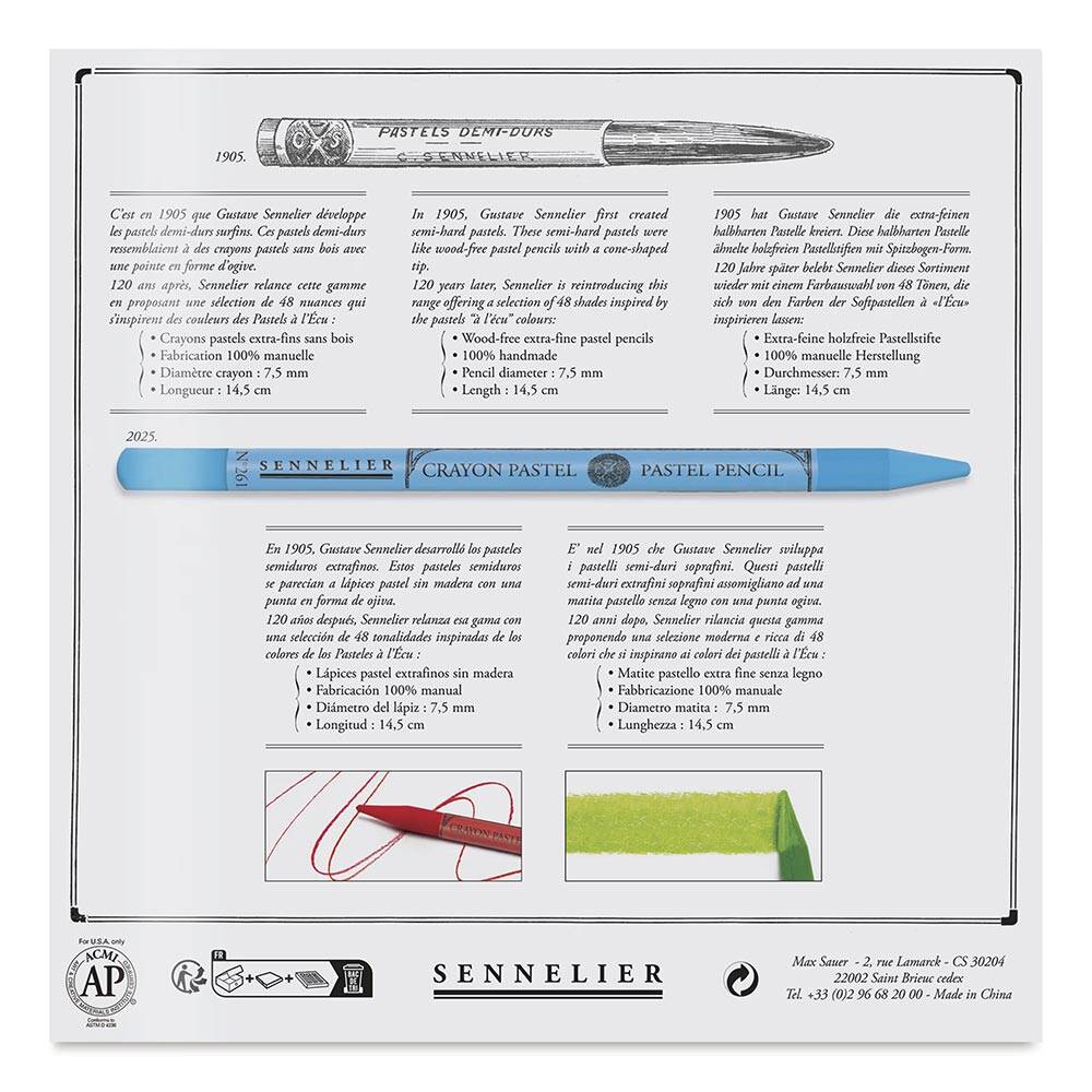 Sennelier Crayon Pastel Set 48'li
