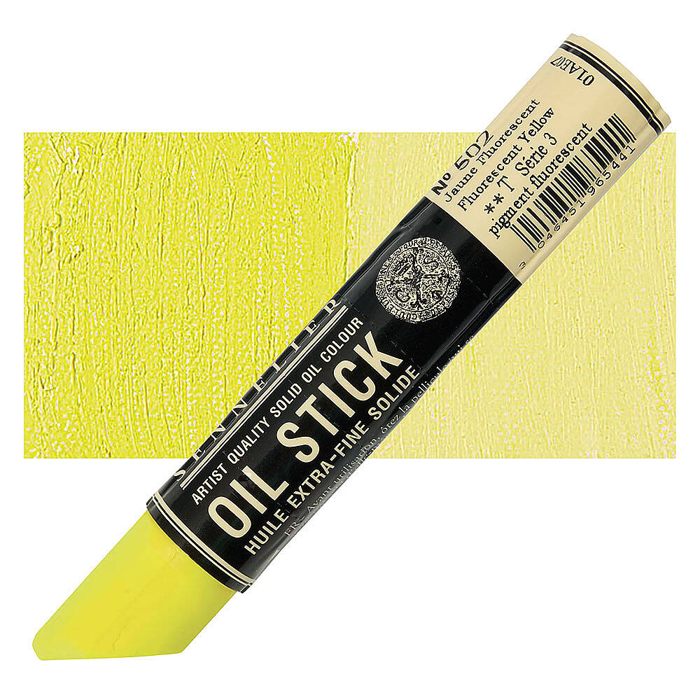 Sennelier Oil Bar Fluorescent Yellow 38 ml 502
