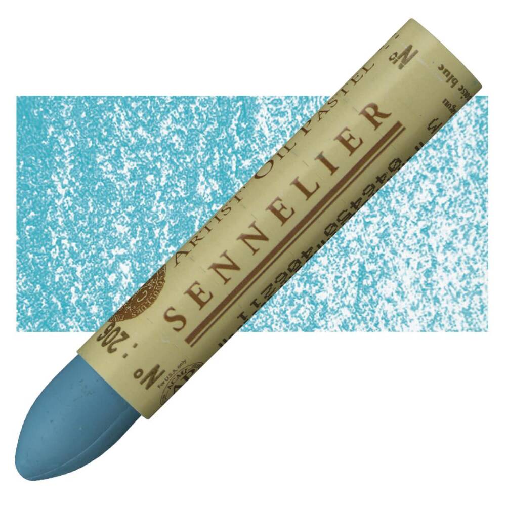 Sennelier Oil Pastel Blue Turquoise No:206