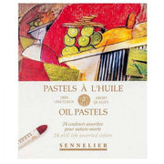 Sennelier Oil Pastel Boya Seti 24'lü Naturemorte Tonlar Tam Boy