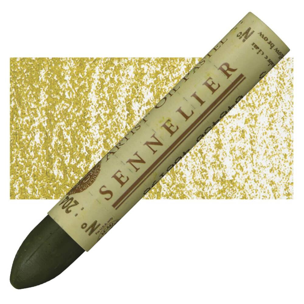 Sennelier Oil Pastel Cinnabar Yellow Brown No:204