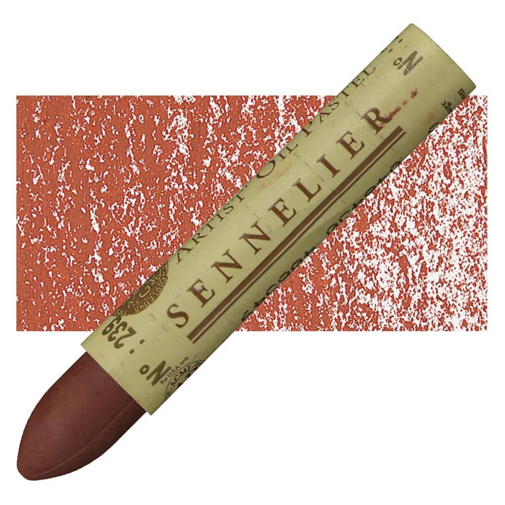 Sennelier Oil Pastel Red Brown No:239