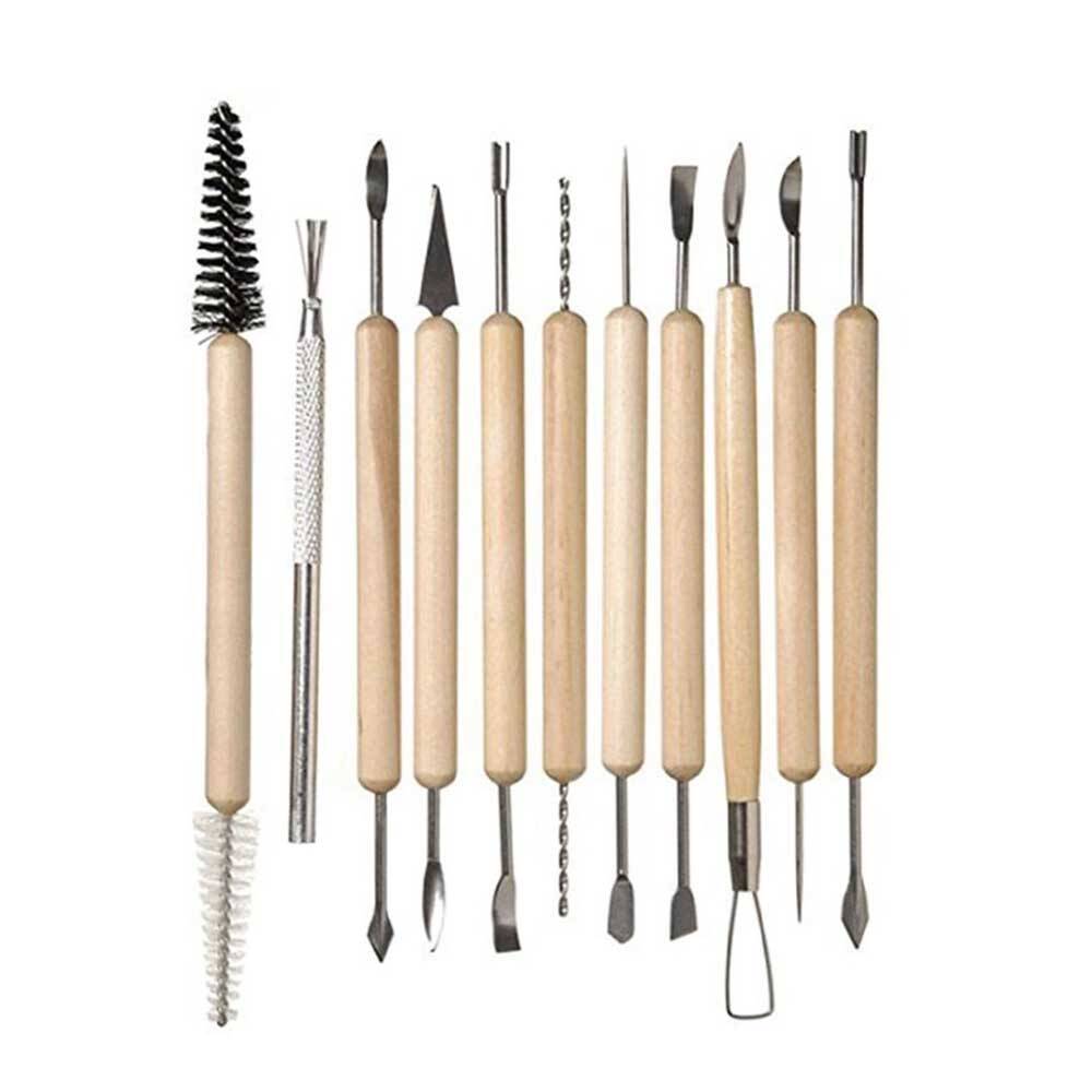 Ceramic Carving and Cleaning Detail Set 11 Pieces - SA0019