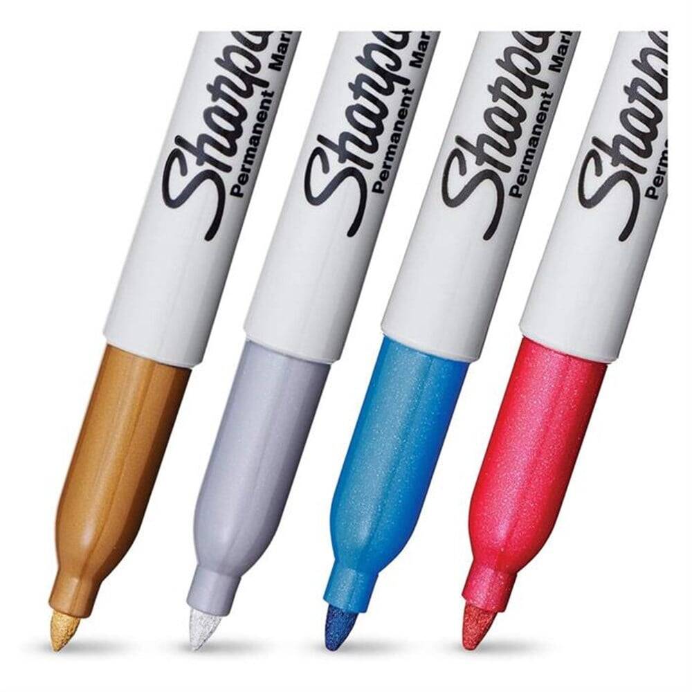 Sharpie Marker Set Metalik Renkler 4'lü Blister