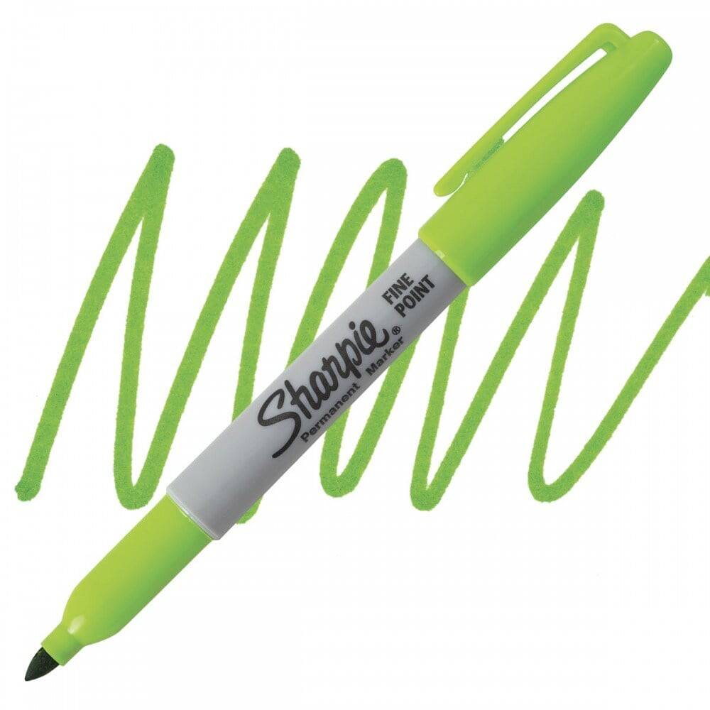 Sharpie Permanent Fine Yuvarlak Uç Limon Yeşili