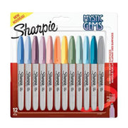 Sharpie Permanent Marker Set Fine 12-Piece Mystic Gems