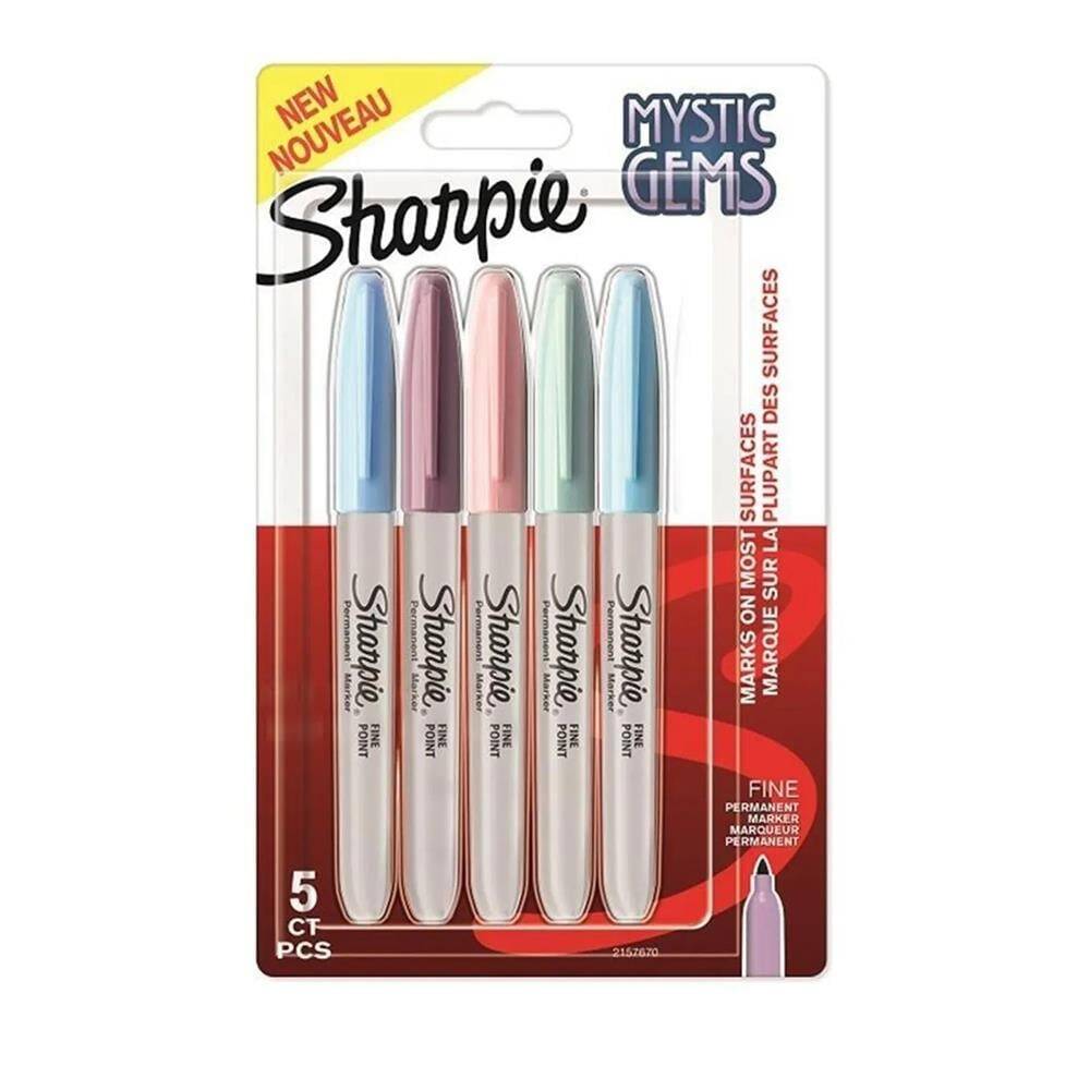Sharpie Permanent Marker Set Fine 5'li Mystic Gems