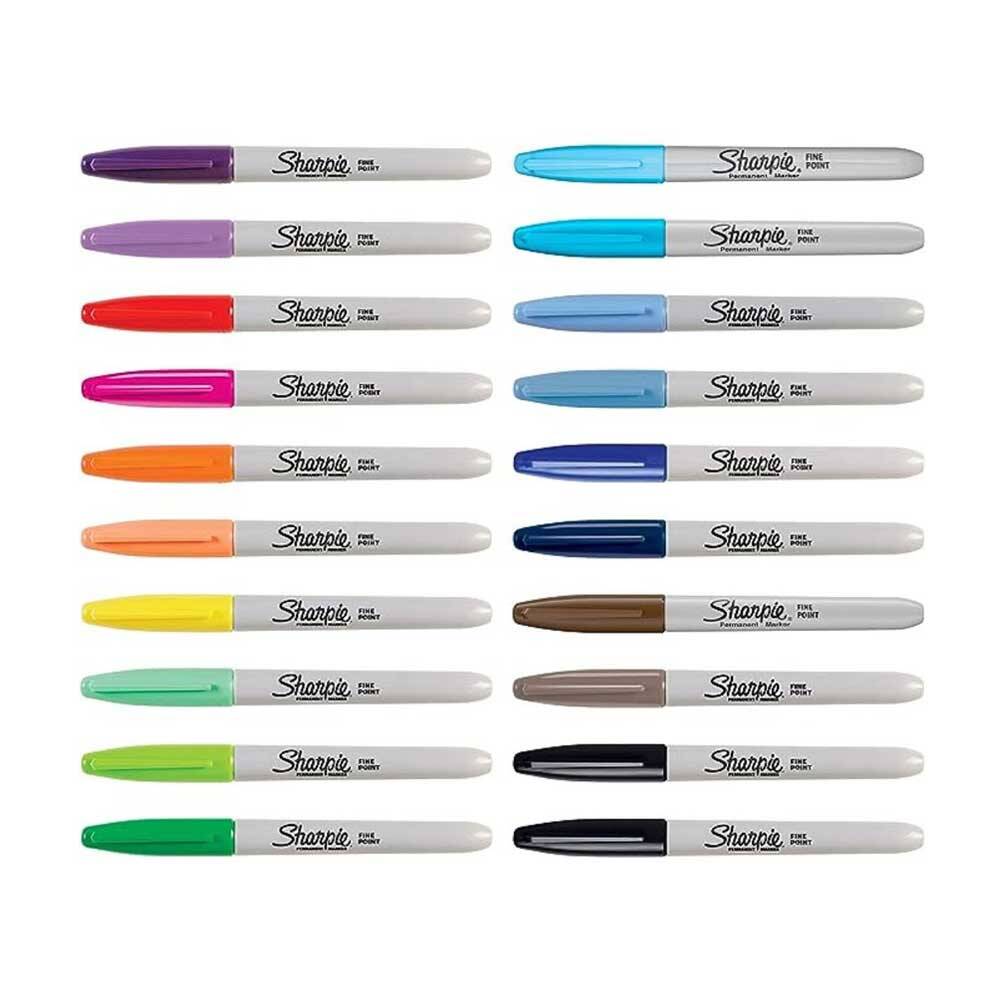 Sharpie Permanent Set Fine 28pcs Peacock