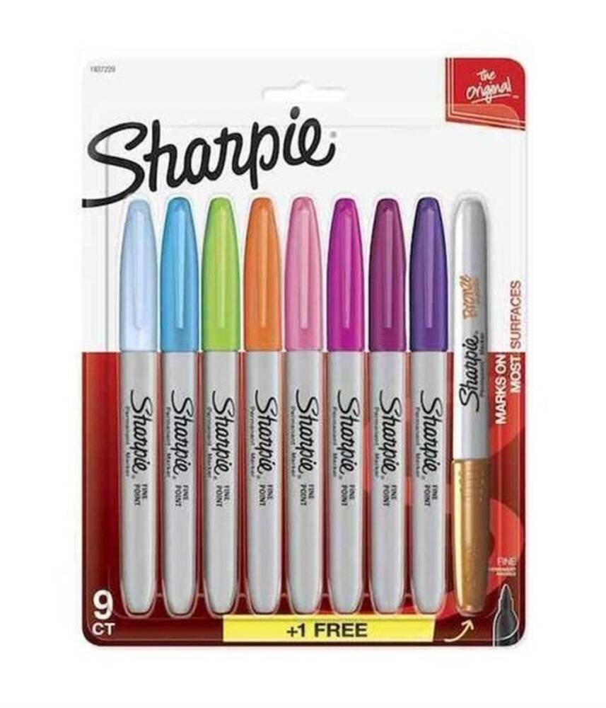 Sharpie Permanent Set Fine 8+1 Karışık