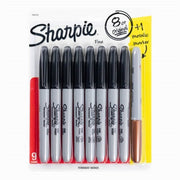 Sharpie Permanent Set Fine 8+1 Siyah 1964792