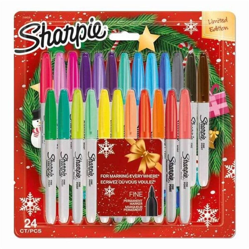 Sharpie Permanent Set Fine Set 24'lü Yılbaşı Özel