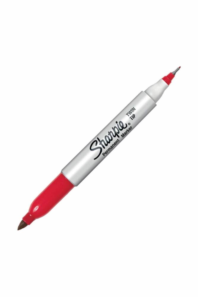 Sharpie Permanent Twin Double Tip Red
