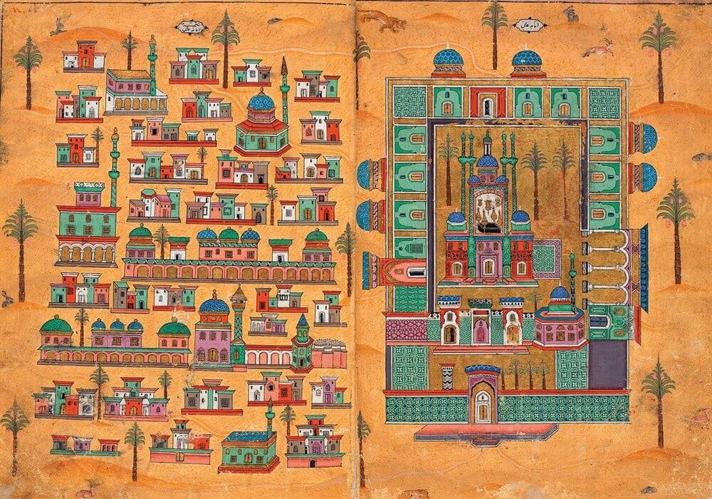 Gunfighter, Historian, Muralist, Calligrapher, Matrakçı Nasuh and His Menazilname - 3 Volumes