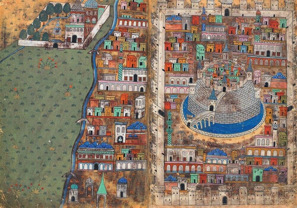 Gunfighter, Historian, Muralist, Calligrapher, Matrakçı Nasuh and His Menazilname - 3 Volumes