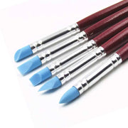 Silicone Tip Brush Set of 5 Fine