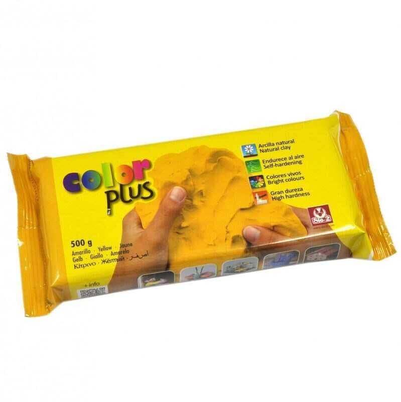 Sio-2 Ceramic Clay Color Plus 500 gr Yellow