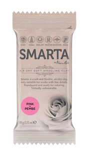 Smarta Air Drying Modeling Dough 100g Pink