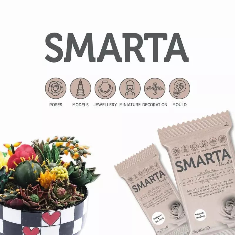 Smarta Havayla Kuruyan Model Hamuru 100gr Sarı