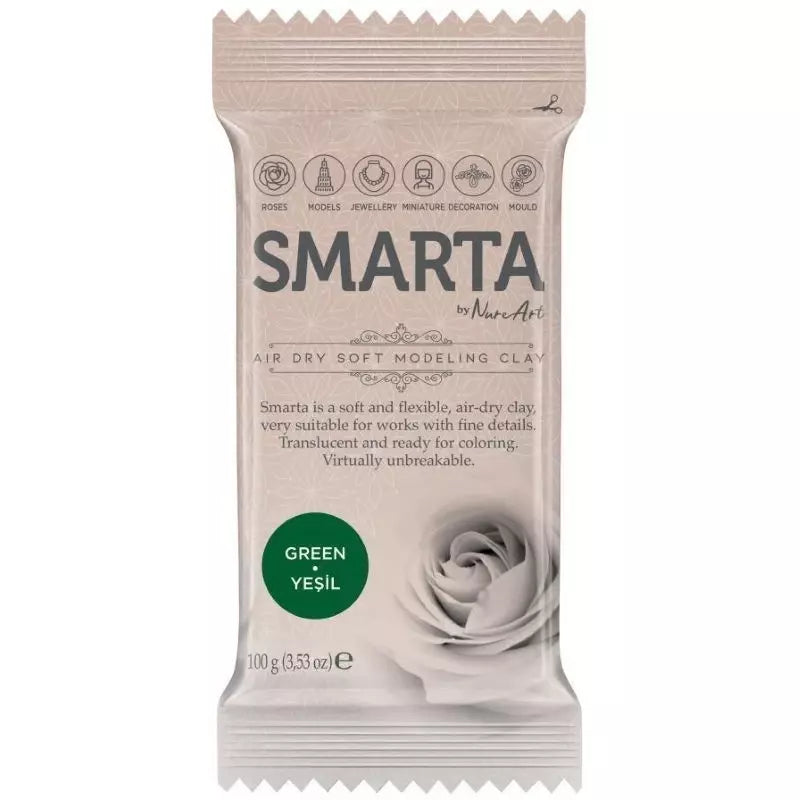 Smarta Havayla Kuruyan Model Hamuru 100gr Yeşil