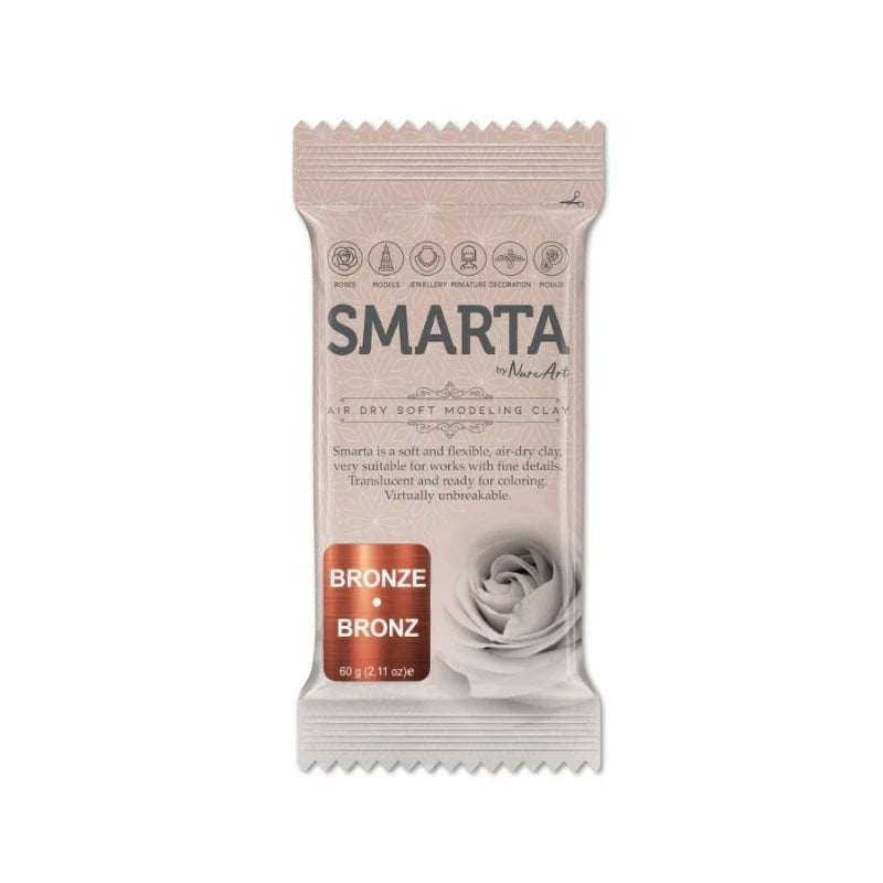 Smarta Kids Havayla Kuruyan Modelleme Hamuru 60gr Metalik Bronz