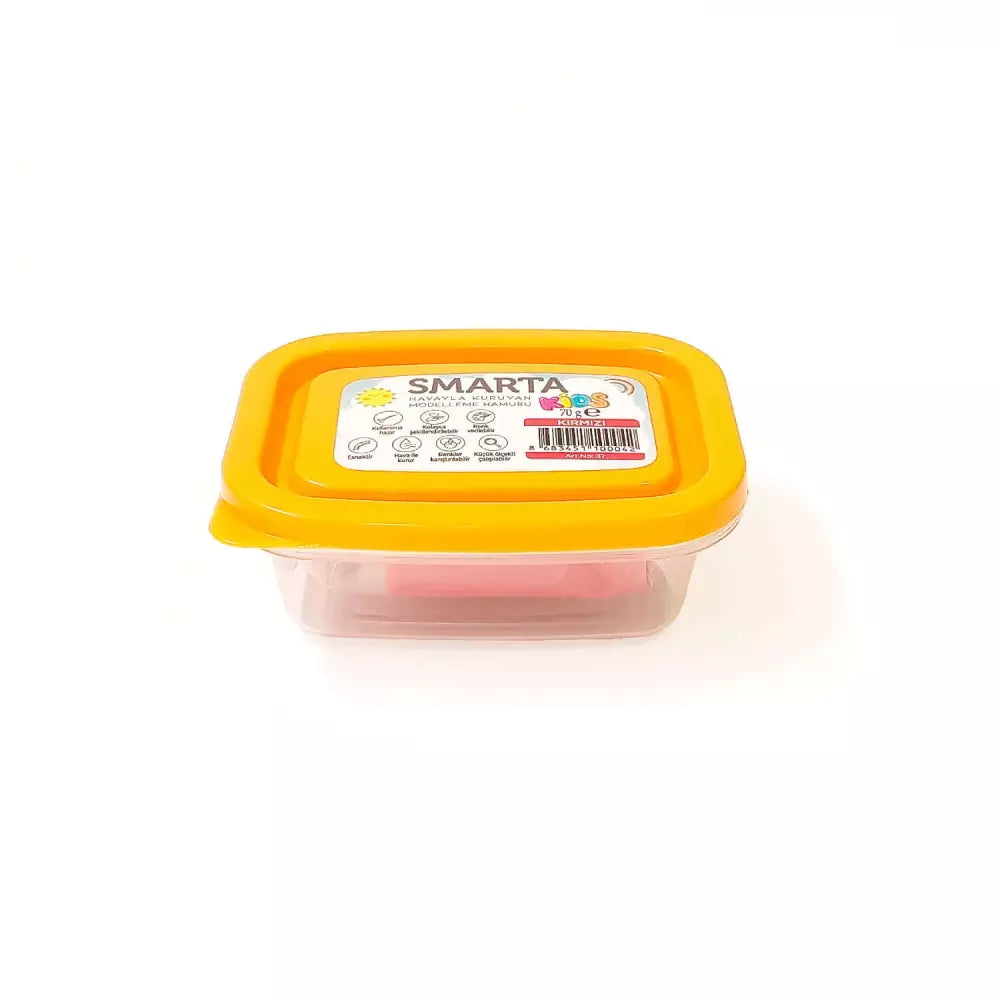 Smarta Kids Havayla Kuruyan Modelleme Hamuru 70gr Kırmızı 37