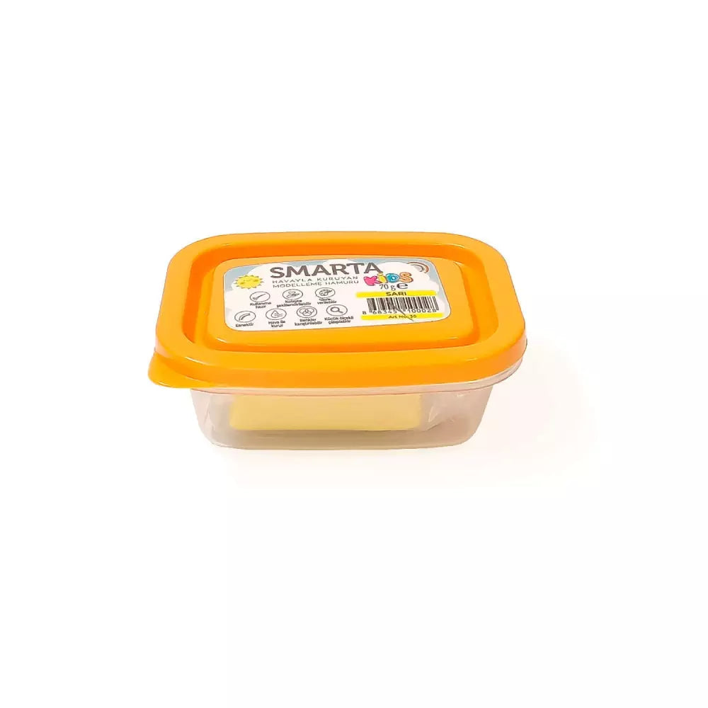 Smarta Kids Havayla Kuruyan Modelleme Hamuru 70gr Sarı 35