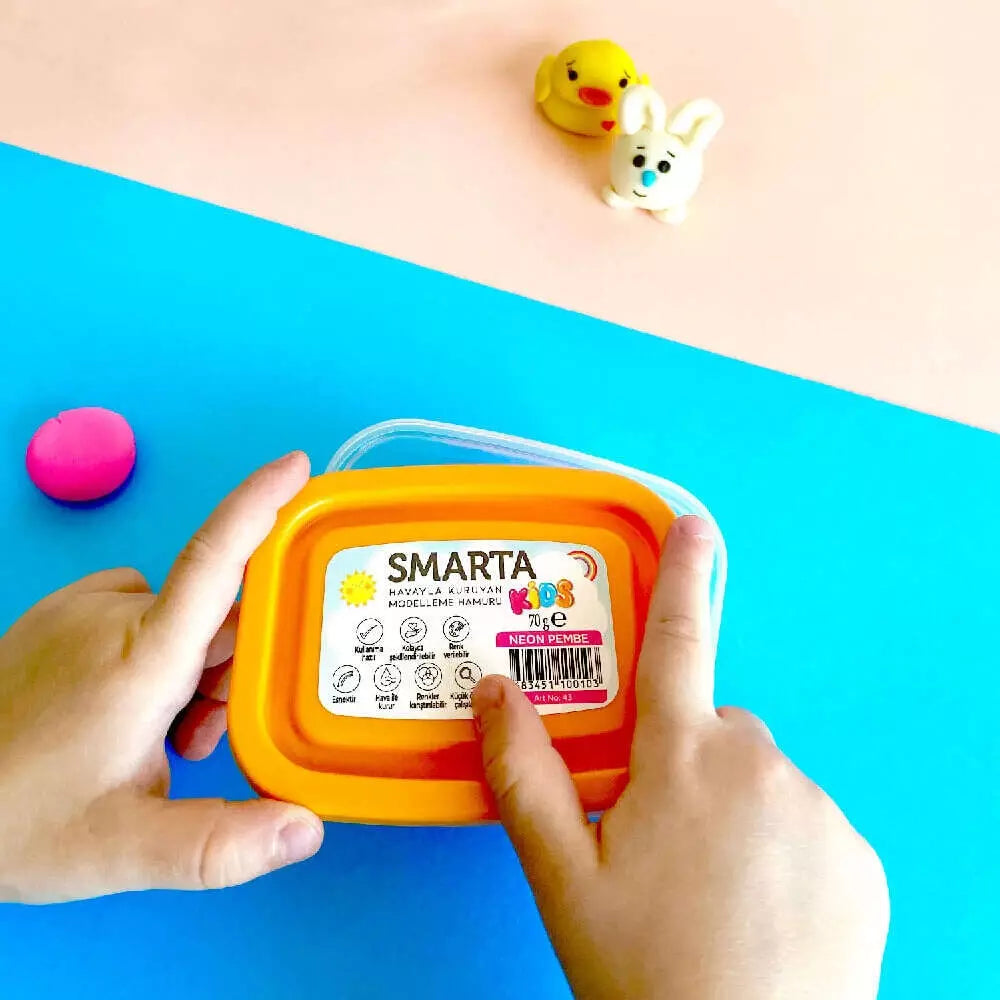 Smarta Kids Havayla Kuruyan Modelleme Hamuru 70gr Sarı 35