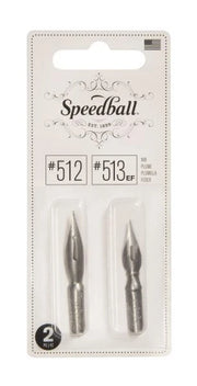 Speedball Kaligrafi Ucu No:512 No:513 EF 2'li Paket