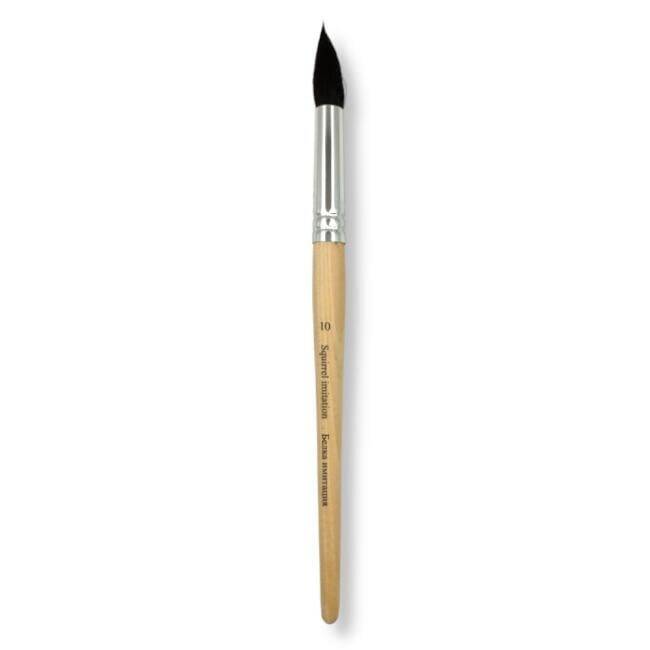 St. Petersburg Synthetic Squirrel Hair Round End Brush No: 10