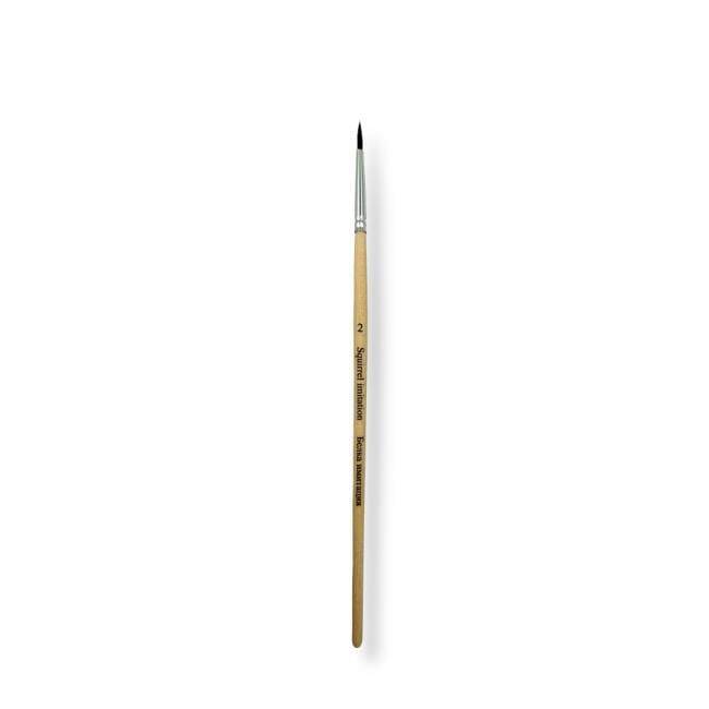 St. Petersburg Synthetic Squirrel Hair Round End Brush No: 2