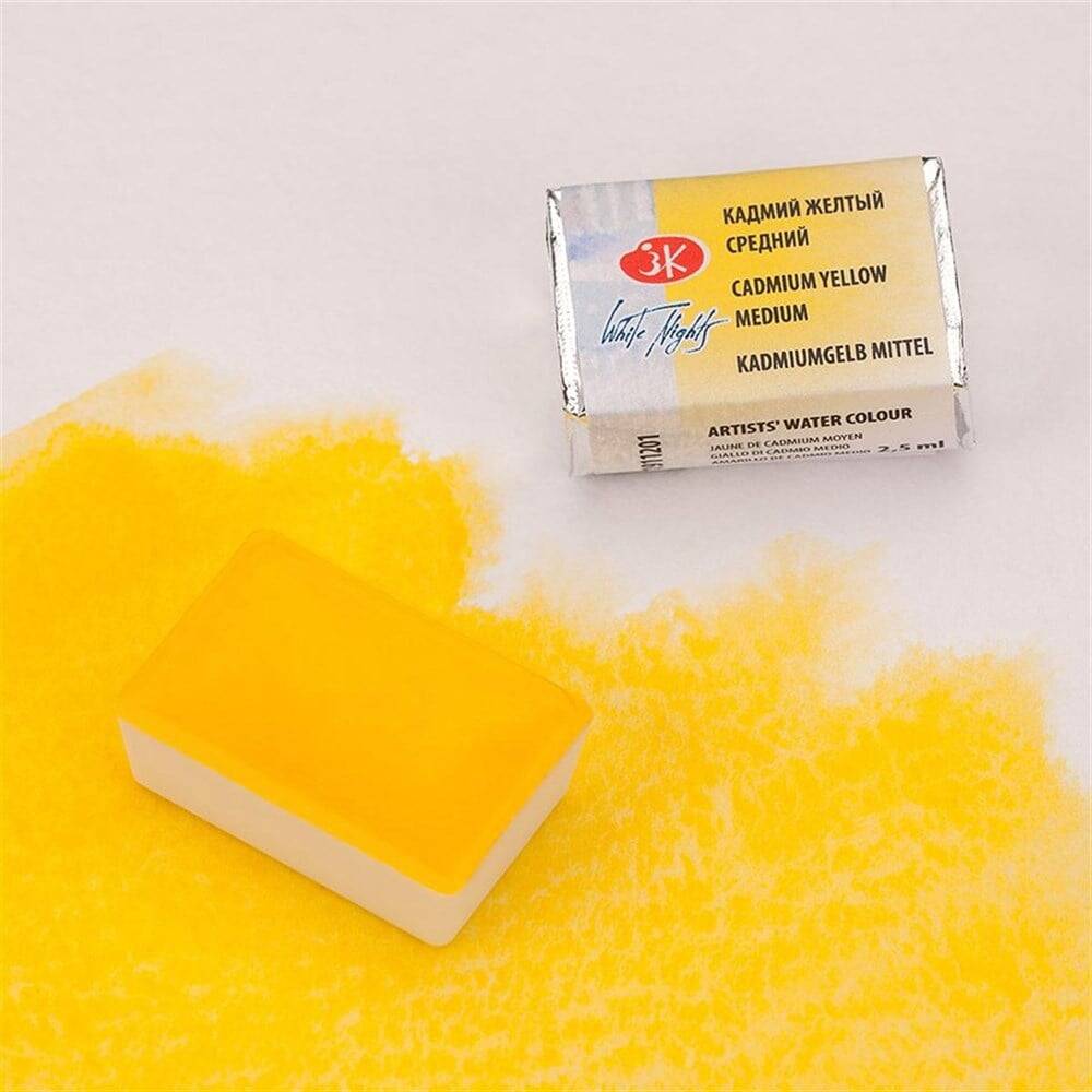 St. Petersburg White Nights 1/1 Tam Tablet Sulu Boya 201 Cadmium Yellow Medium
