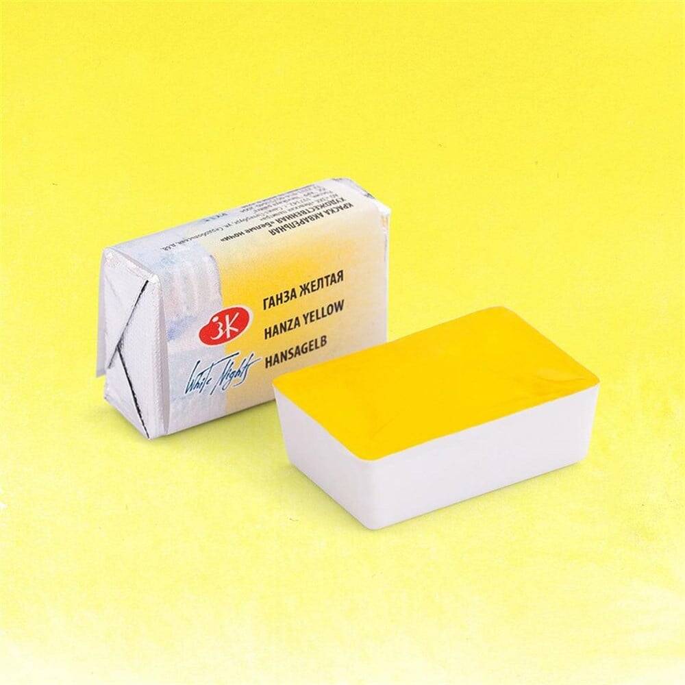 St. Petersburg White Nights 1/1 Tam Tablet Sulu Boya 215 Hanza Yellow