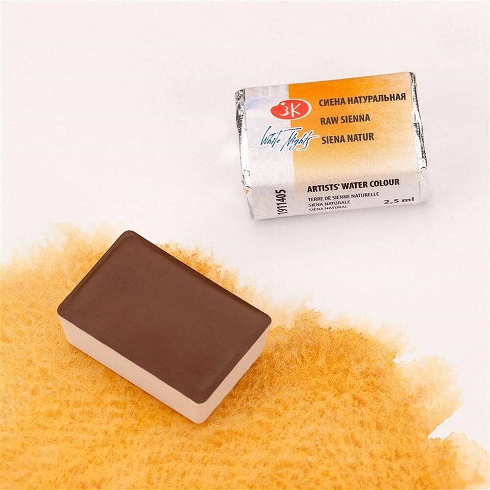 St. Petersburg White Nights 1/1 Tam Tablet Sulu Boya 405 Raw Sienna