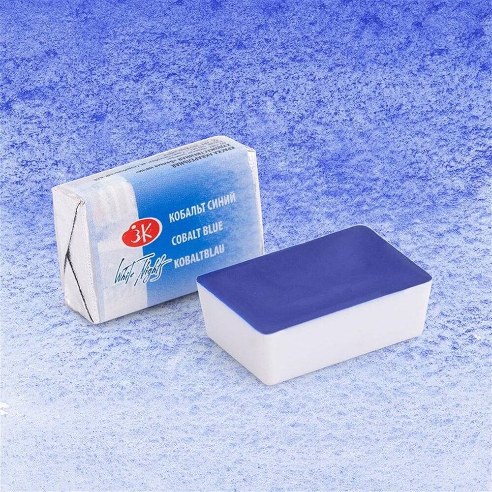 St. Petersburg White Nights 1/1 Tam Tablet Sulu Boya 508 Blue Cobalt