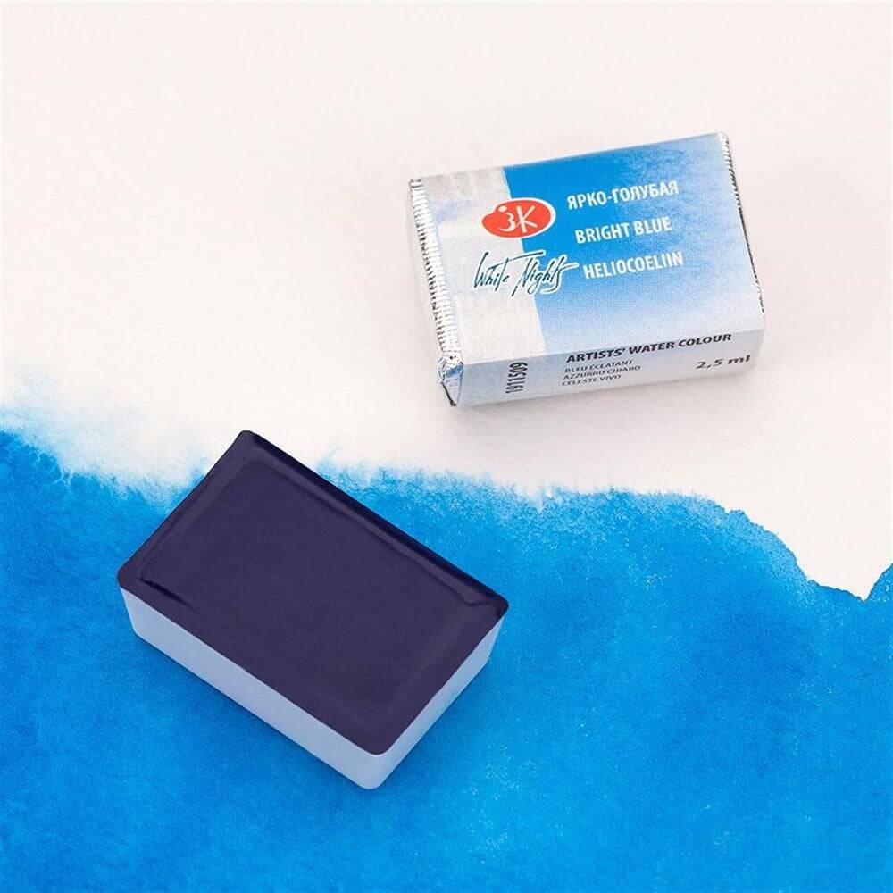 St. Petersburg White Nights 1/1 Tam Tablet Sulu Boya 509 Bright Blue