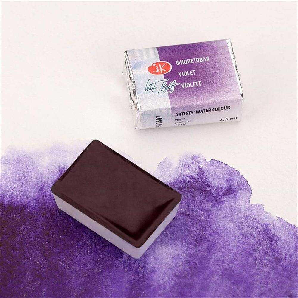 St. Petersburg White Nights 1/1 Tam Tablet Sulu Boya 607 Violet