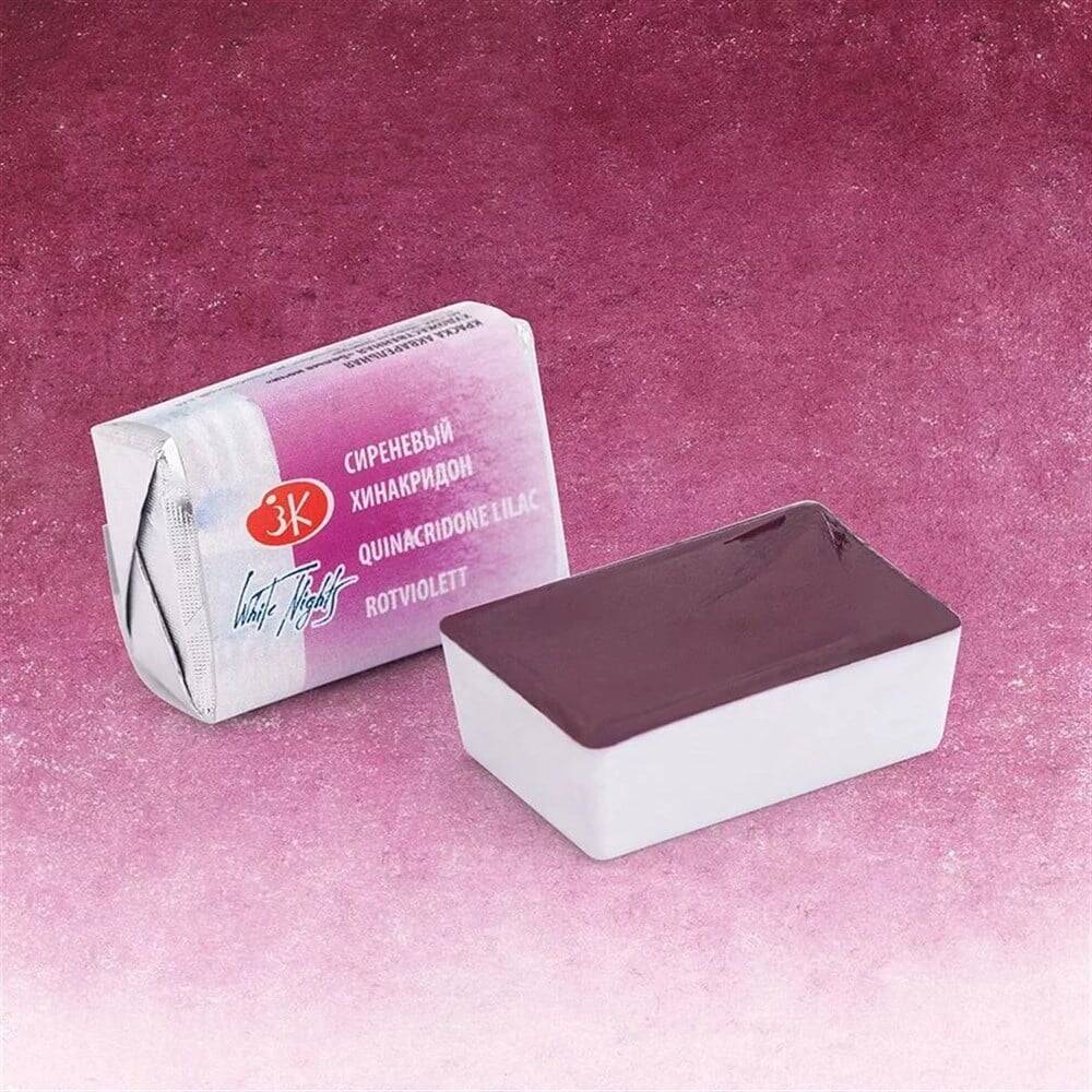 St. Petersburg White Nights 1/1 Tam Tablet Sulu Boya 622 Quinacridone Violet Rose