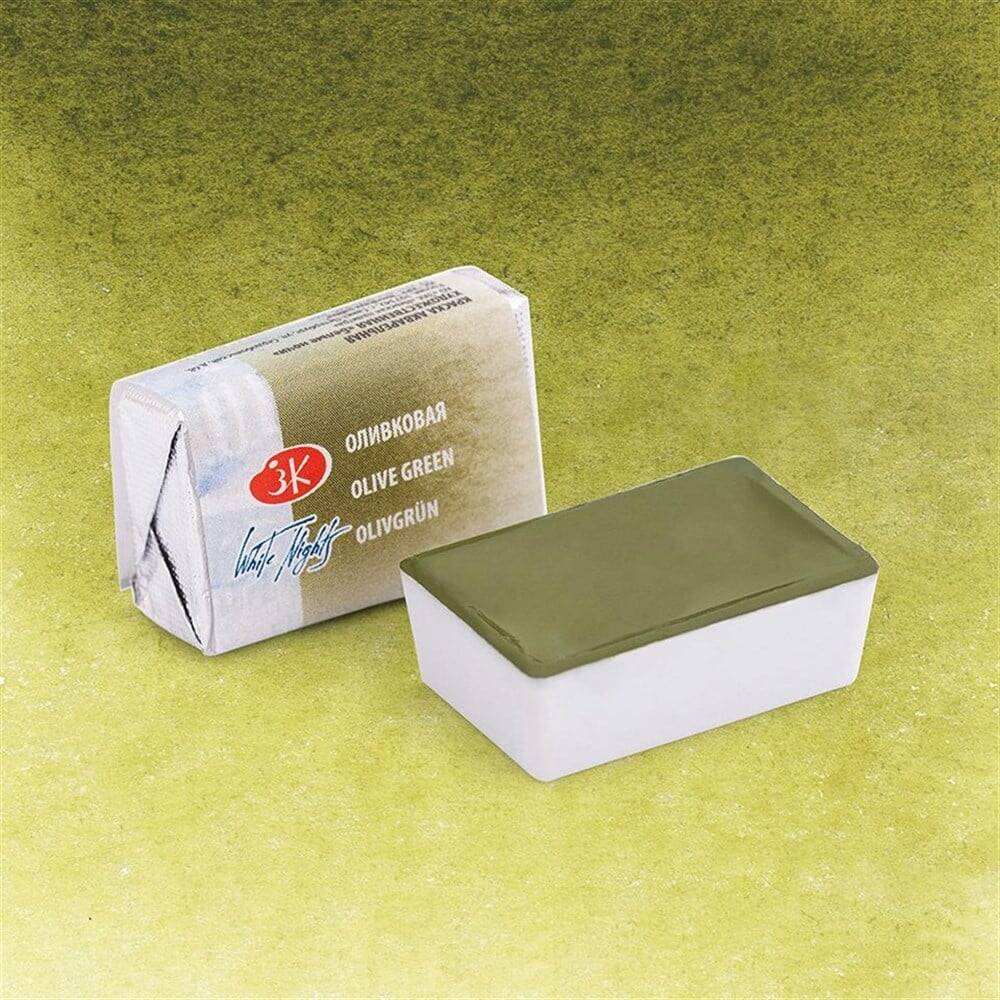 St. Petersburg White Nights 1/1 Tam Tablet Sulu Boya 727 Olive Green