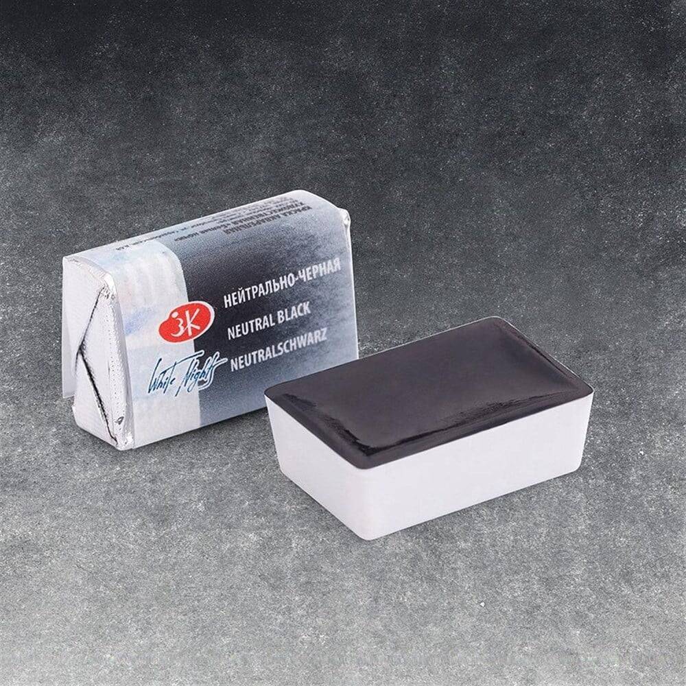 St. Petersburg White Nights 1/1 Tam Tablet Sulu Boya 805 Neutral Black