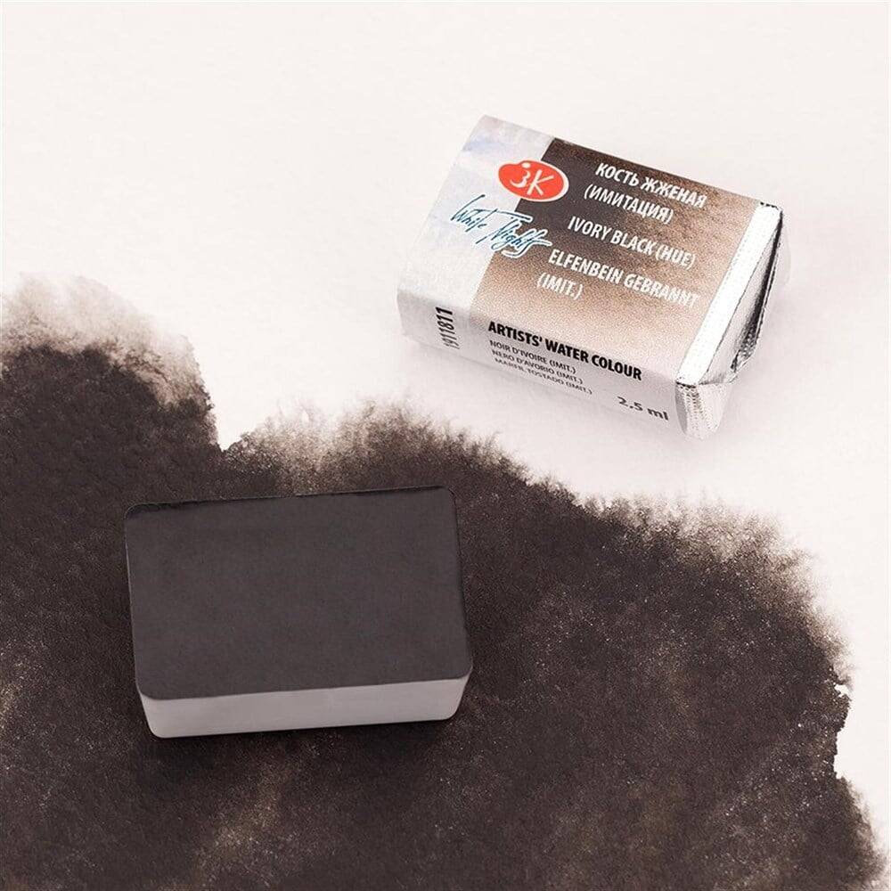 St. Petersburg White Nights 1/1 Tam Tablet Sulu Boya 811 Ivory Black (Hue)