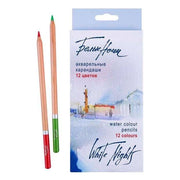 St. Petersburg White Nights Aquarell Watercolor Pencil Set of 12
